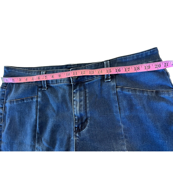 Melissa McCarthy Seven 7 Jeans Plus Size 20W Pencil Ankles Zip Skinny Stretch - Picture 13 of 14